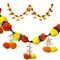 5 Feet Marigold Jasmine Yellow Orange Door Toran Hanging Valance Marygold Garland Mantle Decor Puja Diwali Decoration Day of the Dead Dia De Los Muertos Mexican Fiesta Halloween Decor